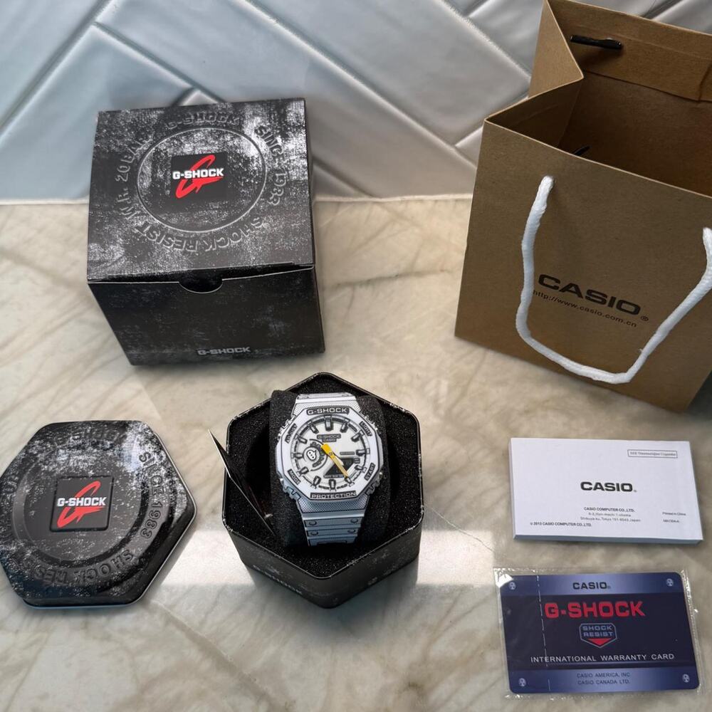 Special Edition White & Black Adjustable Watch